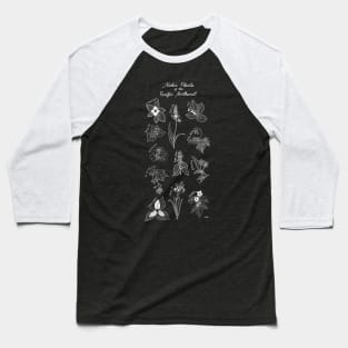 Native Plants of the Pacific Northwest Baseball T-Shirt